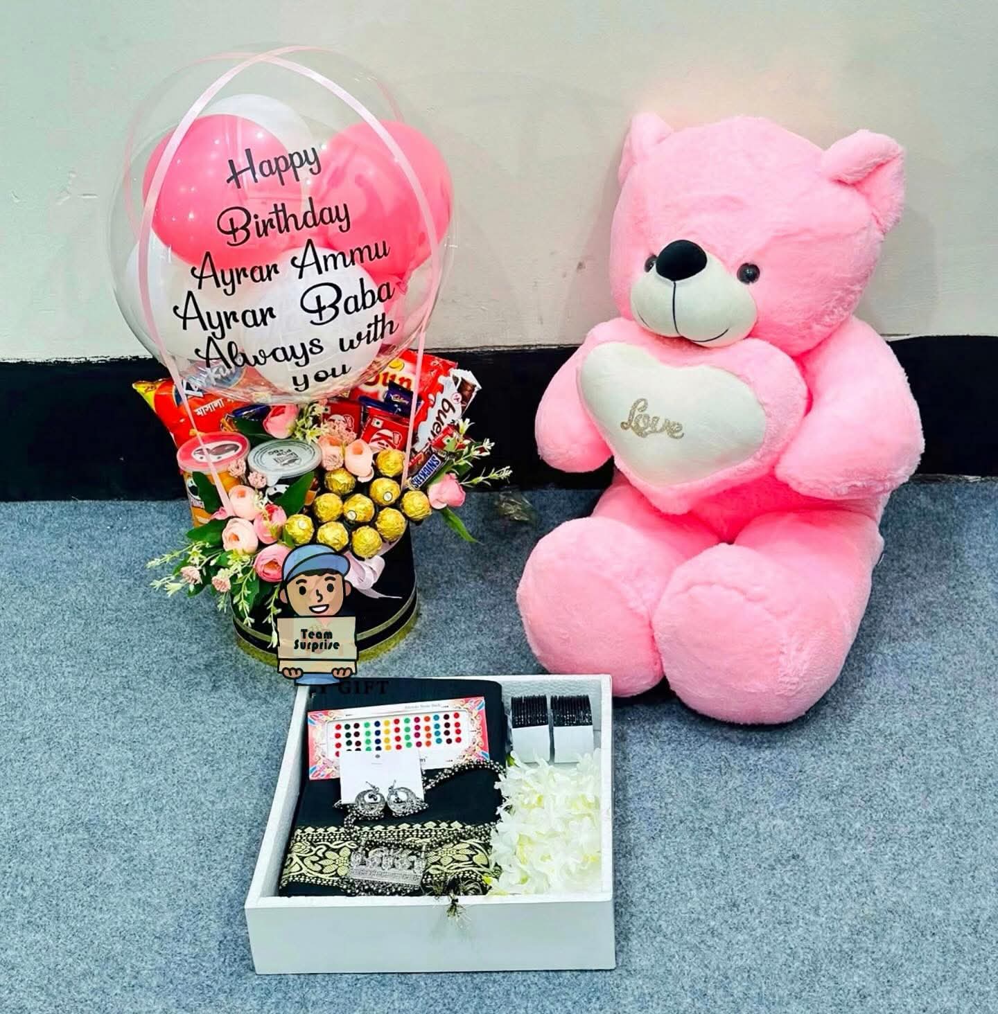 FB_IMG_1759576971353 Saree package with Taddy - Image 1